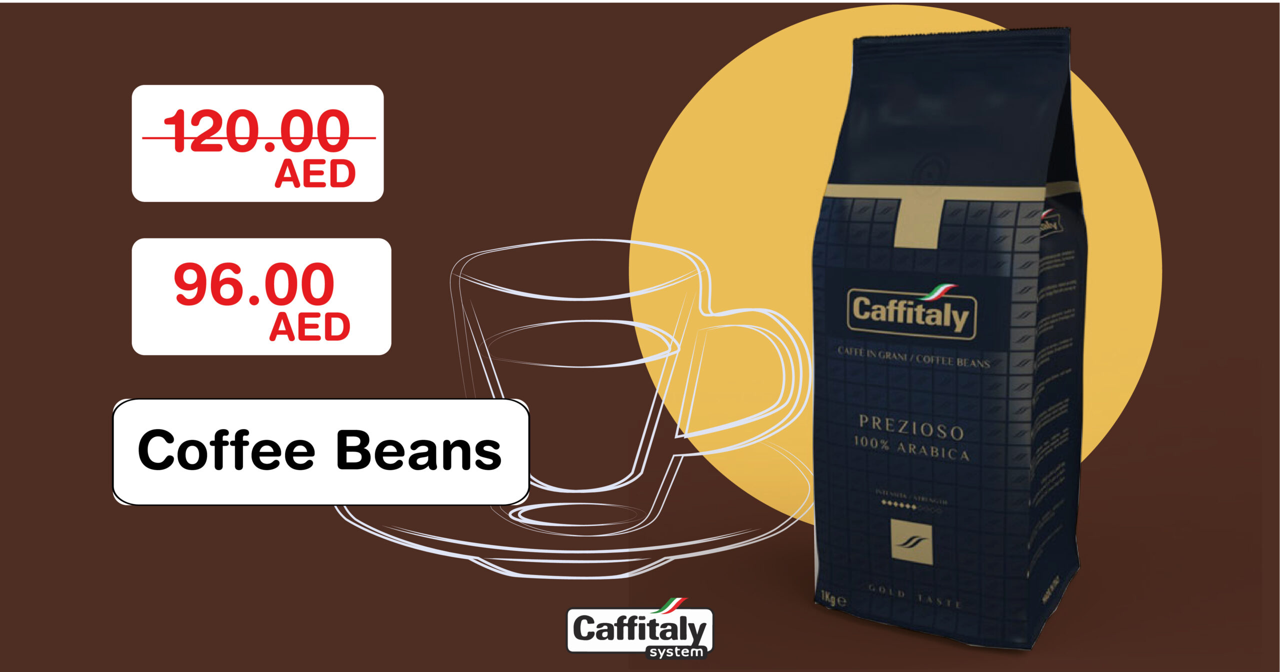 Capsule Caffè Prezioso 100% Arabica – Caffitaly